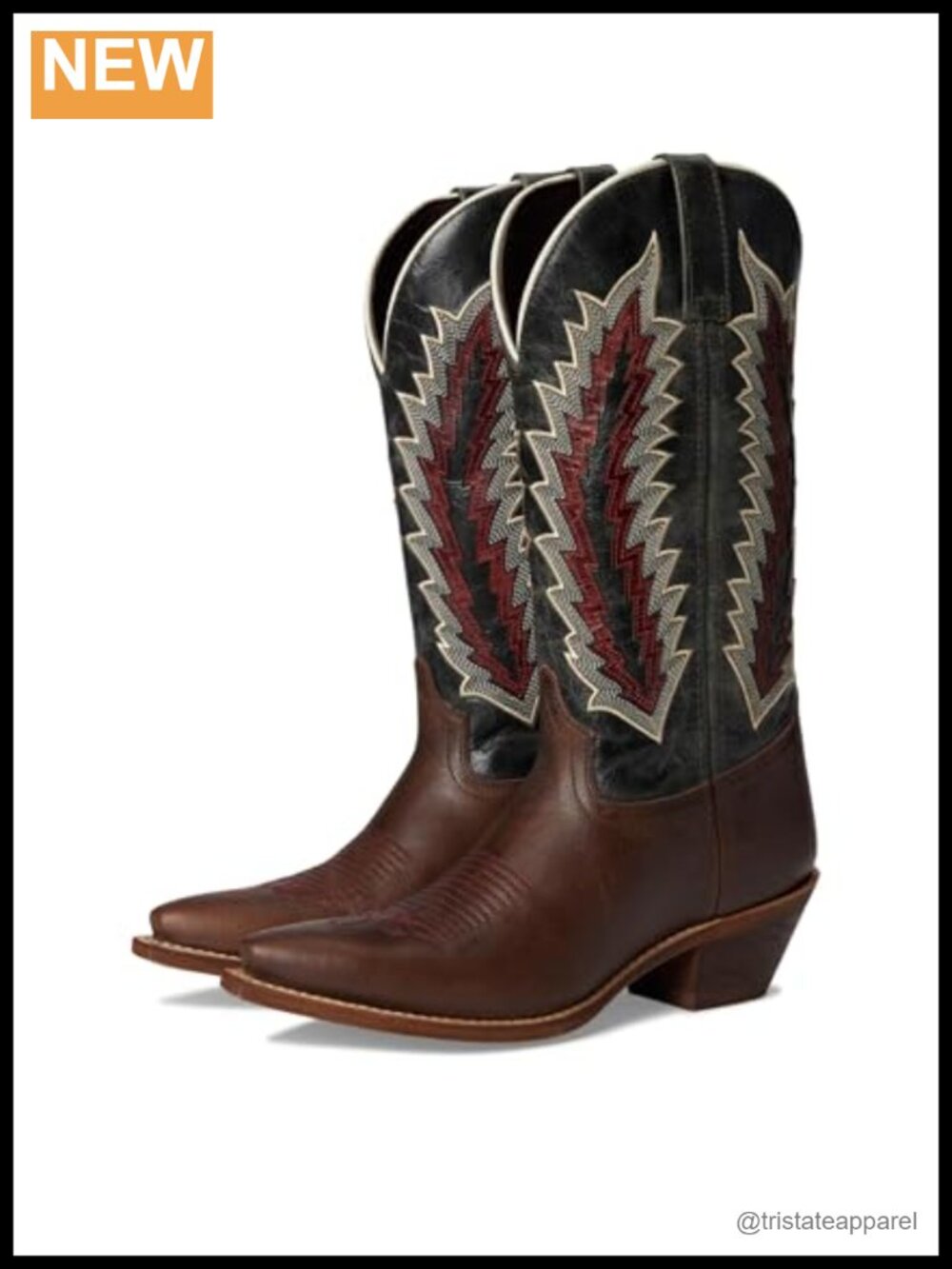 Laredo Womens Cadence Embroidered Snip Toe Pull On Casual Boots Mid Calf Low